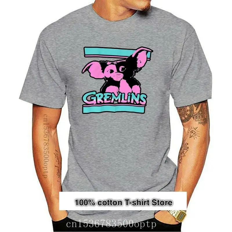 Camiseta de Gremlins Gizmo para hombre, camisa negra, Rosa, Verde, Pastel, 2Xl,...