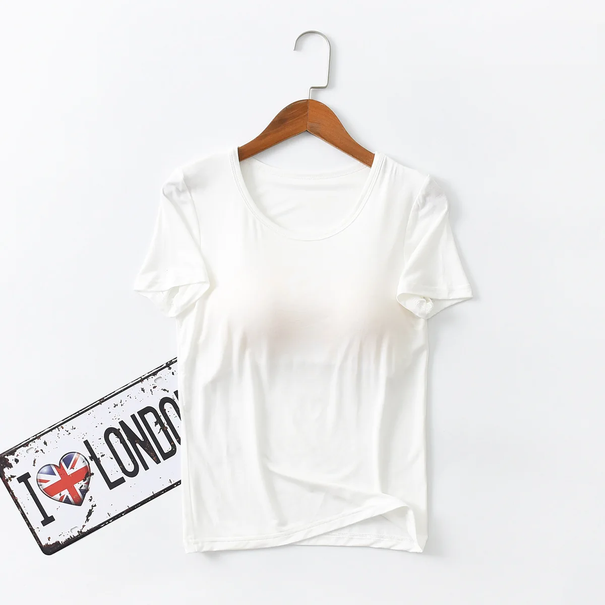 

New round neck short sleeve t-shirt BLACK
