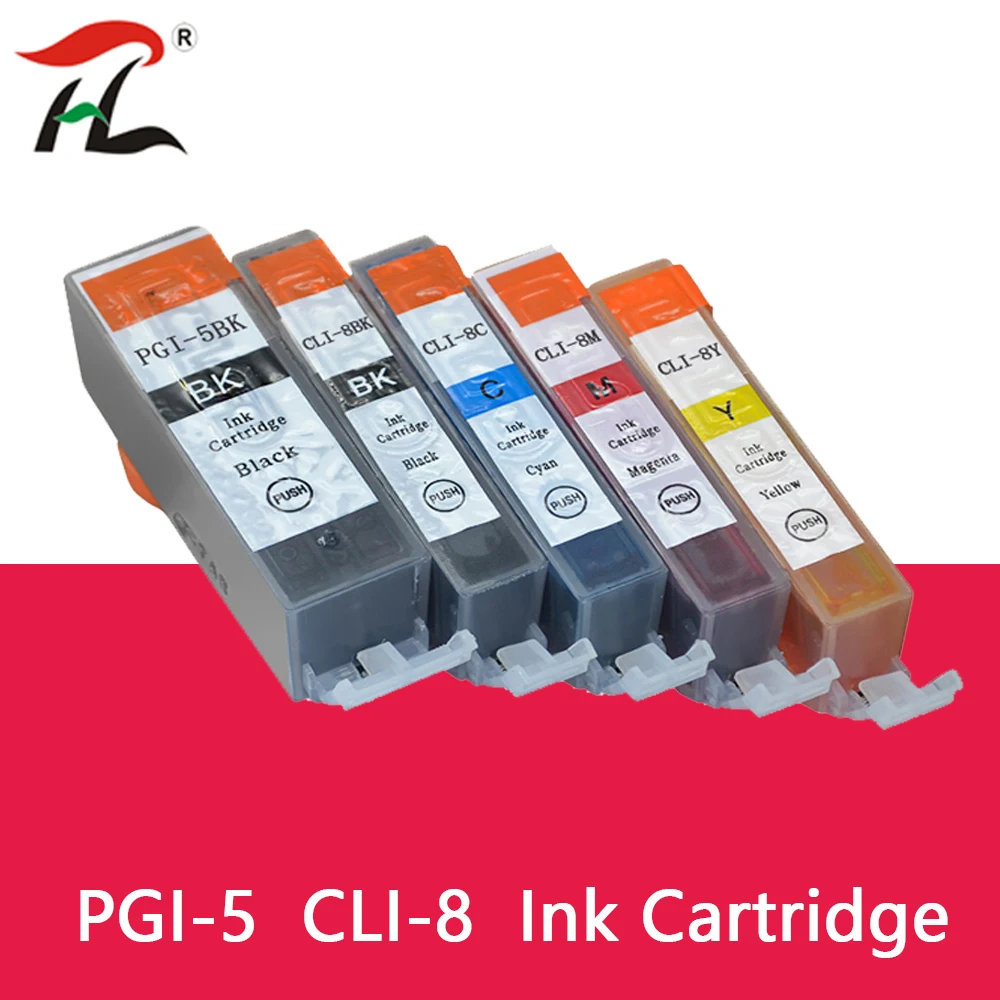 

Compatible Ink Cartridges PGI-5 CLI-8 PGI5 CLI8 for Canon PIXMA iP4200 iP4300 iP4500 MP500 iP5200 MP530 MP600 MP610 MP800