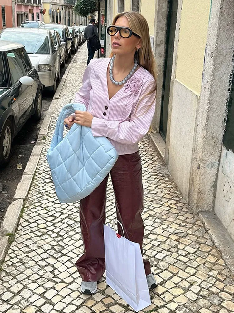 Женские рубашки Beainmmry из полиэстера