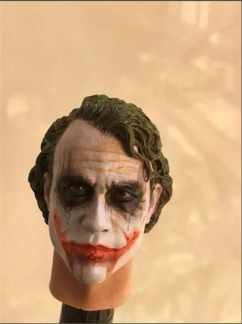 

1/6 Male Joker Clown Creg 2.0 Version Head Sculpture Carving Model Fit 12inch Action Figures Collect