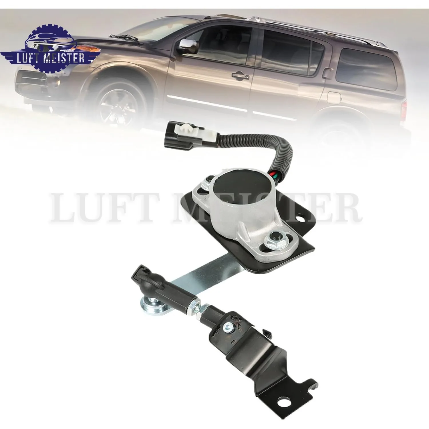

53820-7S600 Датчик выравнивания высоты езды, регулировка подходит для Nissan Armada 2005-2015 годов, 2004-2010 Infiniti QX56 задняя сторона