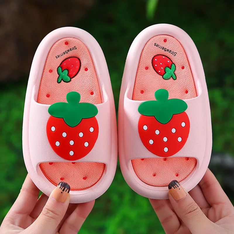 

Children's Slippers Cartoon Home Shoes Boys and Girls Summer Men's Ladies Soft Bottom Slippers Beach Children Adults Children