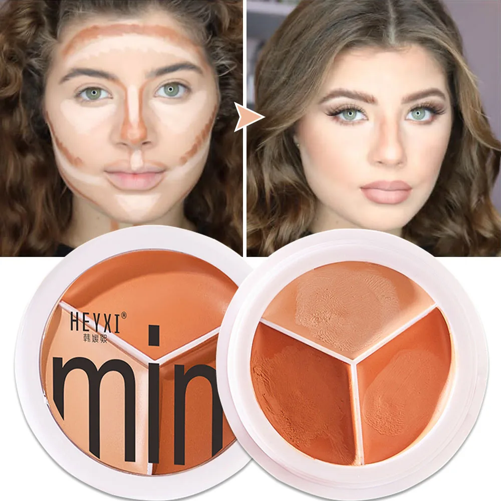 

Face Concealer Cream Contouring Brightening Palette Cover Dark Circles Acne Marks Spots Waterproof Lasting Professional Makeup