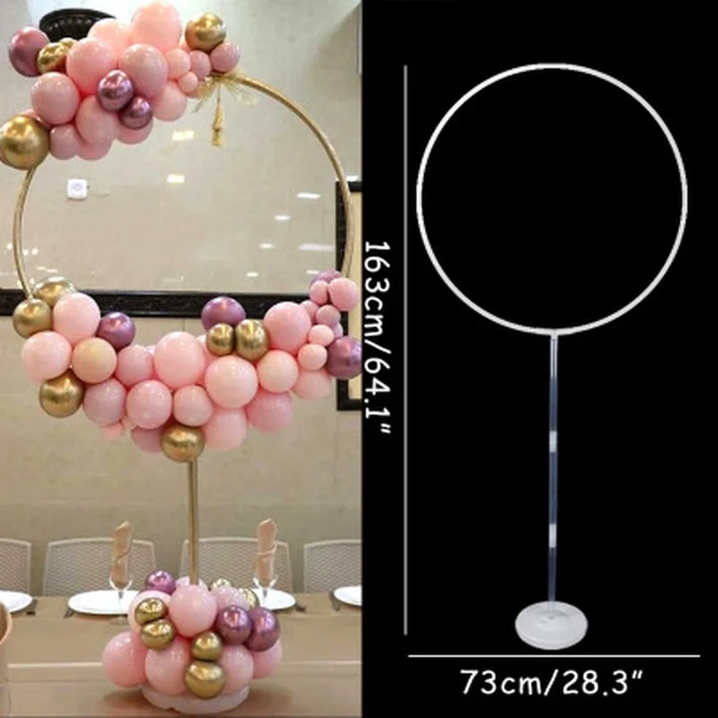 Height Circle Balloon Arch Frame 160cm Wedding Decorations Balloon Birthday Party  Balloons Holder Kit Decor