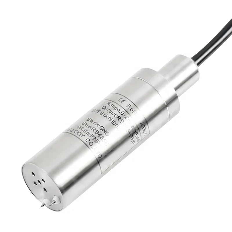 HPT604-FW 0-10 В rs485 rtu modbus Погружной детектор жидкой воды и датчик температуры уровня