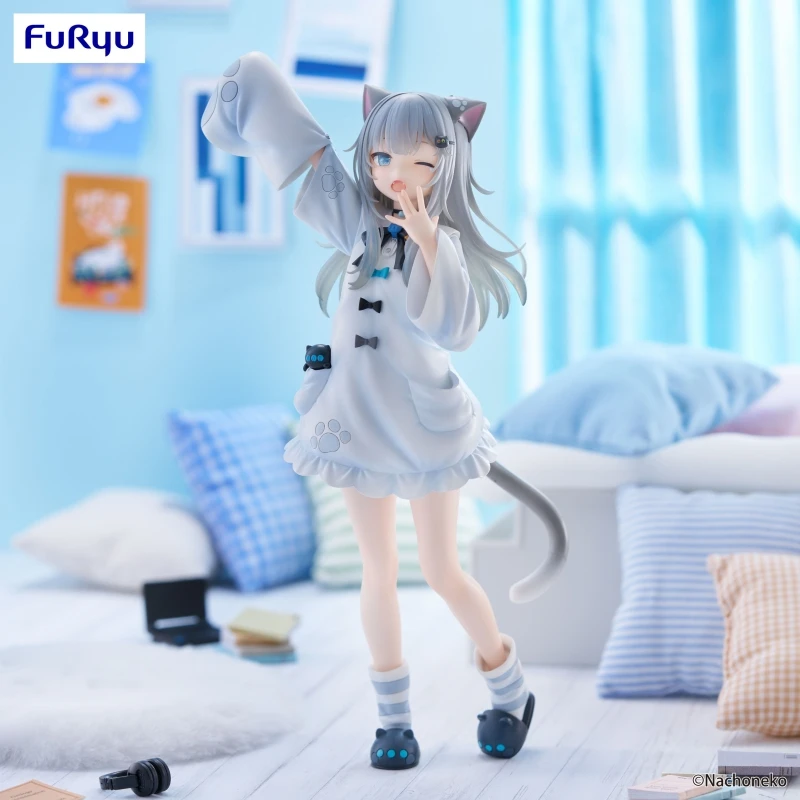 Оригинальная аниме-фигурка Furyu Trio-Try-It: Наконеко Некоха, Шизуку — Милая кошкодевочка, коллекционная модель, украшение для рабочего стола, сувенир, подарок (art.: 3920dc587c44a) - 3920dc587c44a
