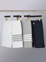 upgrade the new waffle trend tb thom shorts men and women couple summer casual pants sports five point pants