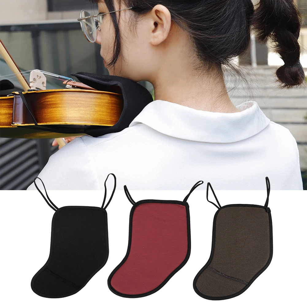 

Violin Chin Shoulder Rest Soft Cotton Pad Sponge Cover Protector Stress Relief Shoulder Chin Rest Pad for Beginner