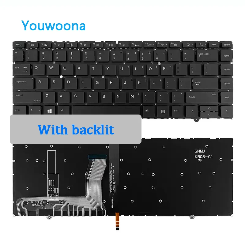 Новая клавиатура для ноутбука HP ZBook Studio X360 G5 ELITEBOOK 1050 G1 HSN-Q11C