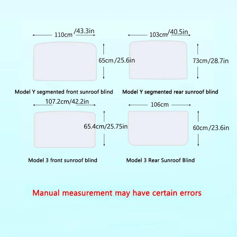 For Tesla Model 3/ Y Car Sunshade Auto Roof Sunshade Skylight Blind Shading Windshield Sun Shades Sunroof Covers images - 6