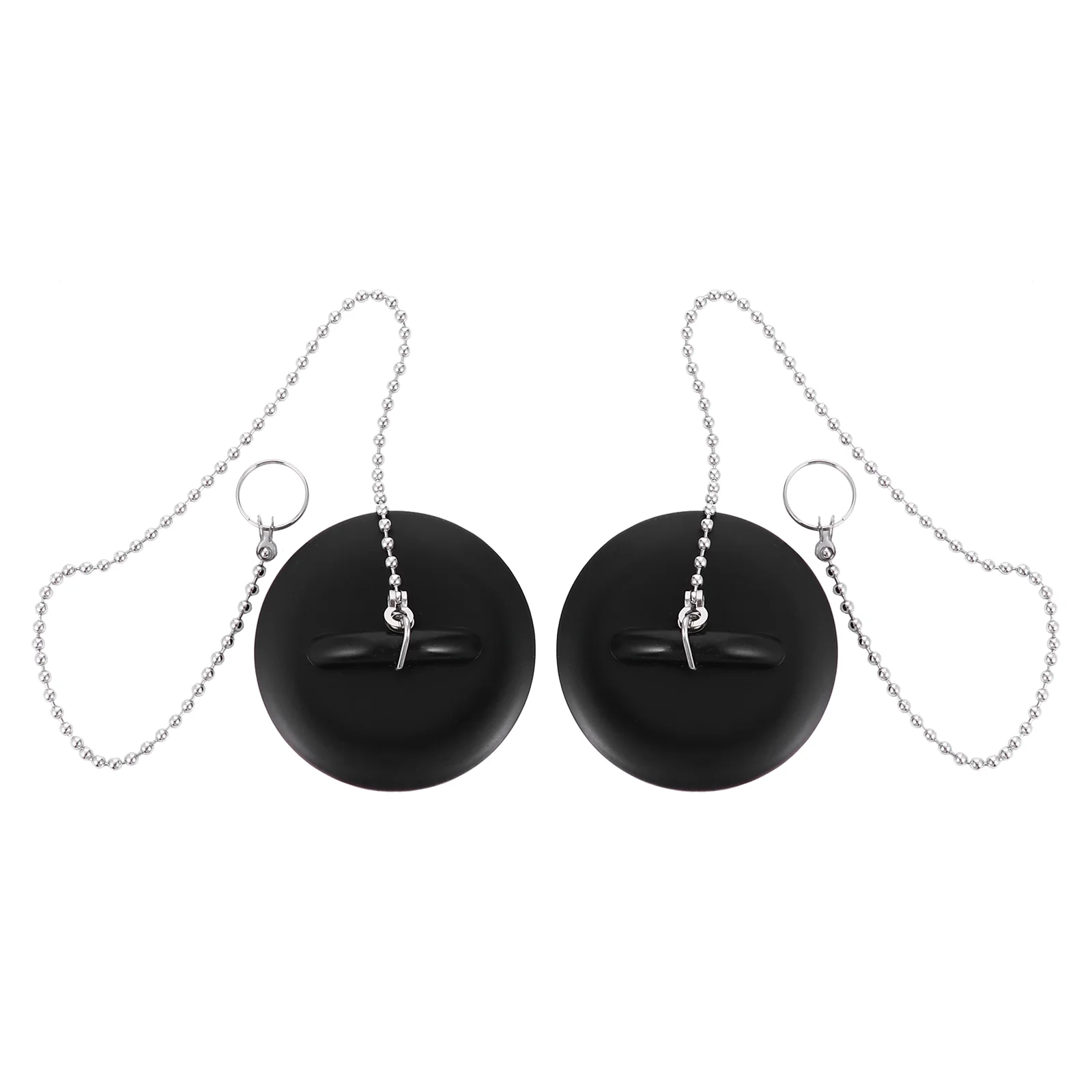 

Stopper Bathtub Drain Sink Water Stoppers Plug Bathroom Cover Plugs Chainshowerkitchen Silicone Tub Hair Garage Resistant