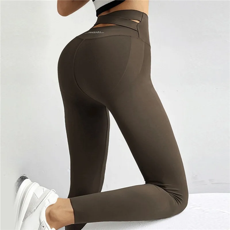 

Women Summer Ultra thin Sport Leggings Fitness Running High Waist Naked feeling Push Up Yoga Pants Gym Girls Leggings Tights
