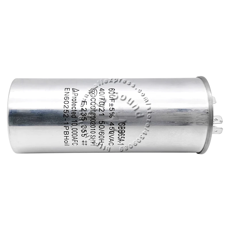 Фото 1 шт., конденсатор CBB65 5uF-100uF 450V 50/60Hz для воздушного компрессора №4