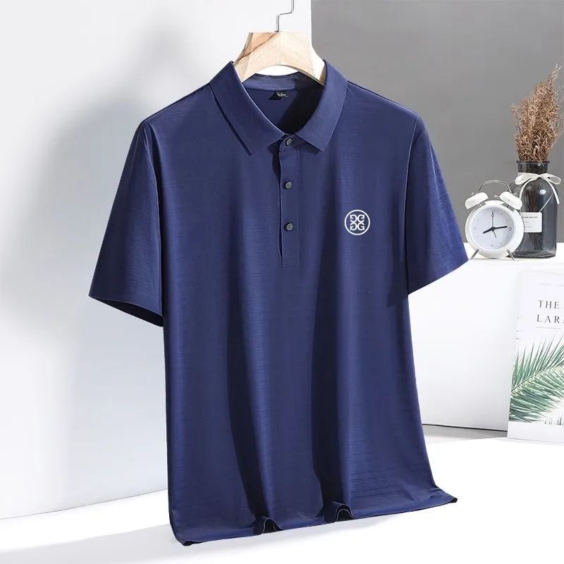 

Men Golf Shirts 2023 Spring Breathable Quick-drying Golf T-shirt Comfortable Golf Clothing Men's Polo Shirts Short Sleeves Tops