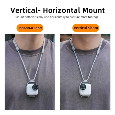 Магнитный шейный ремешок DIXSG для Insta360 Go Ultra