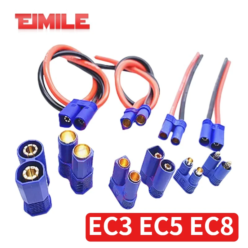 Разъемы EC3 EC5 EC8 для RC аккумуляторов