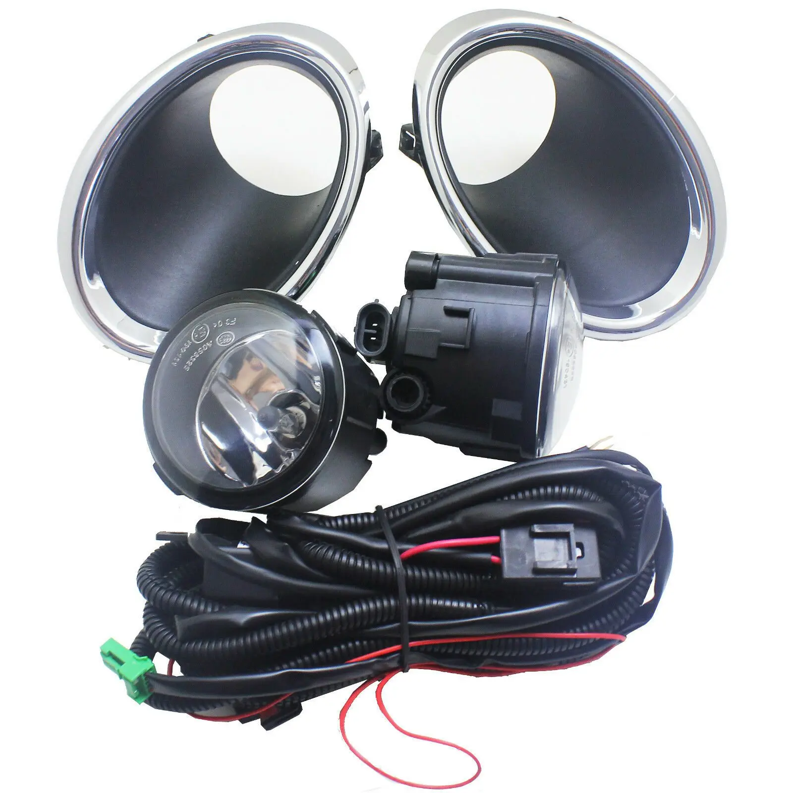 

Car Driving Light Front Bumper Fog Lamp Outside Housing Cover Switch Harness for Nissan J11 QASHQAI ROGUE 2015-2017