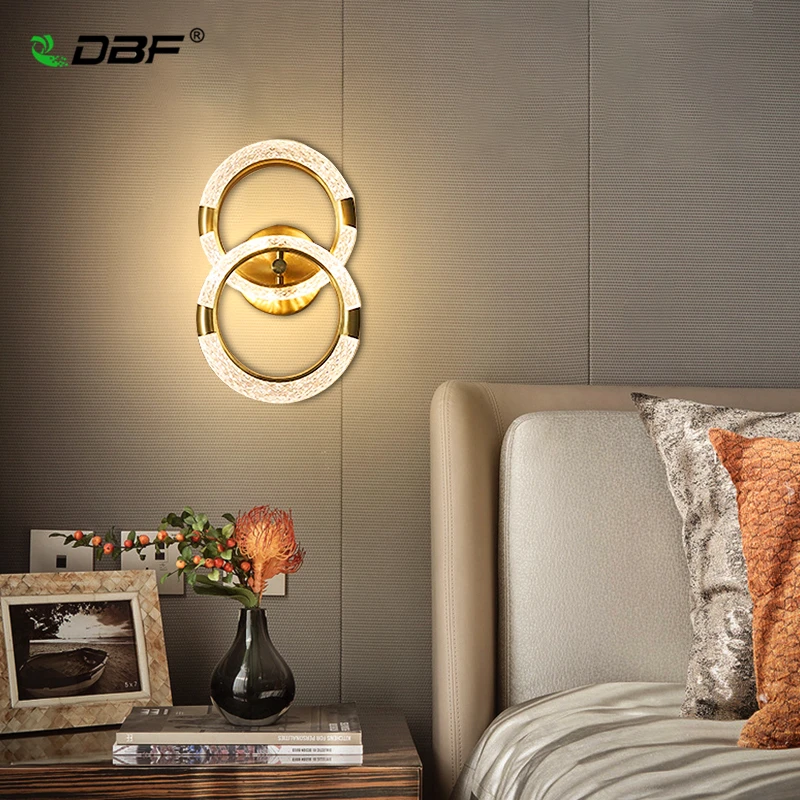 

Nordic LED Wall Lamp Indoor Lighting For Home Bedside Living Room Corridor Stairs Decoration Study Luxurious Wall Sconce Light