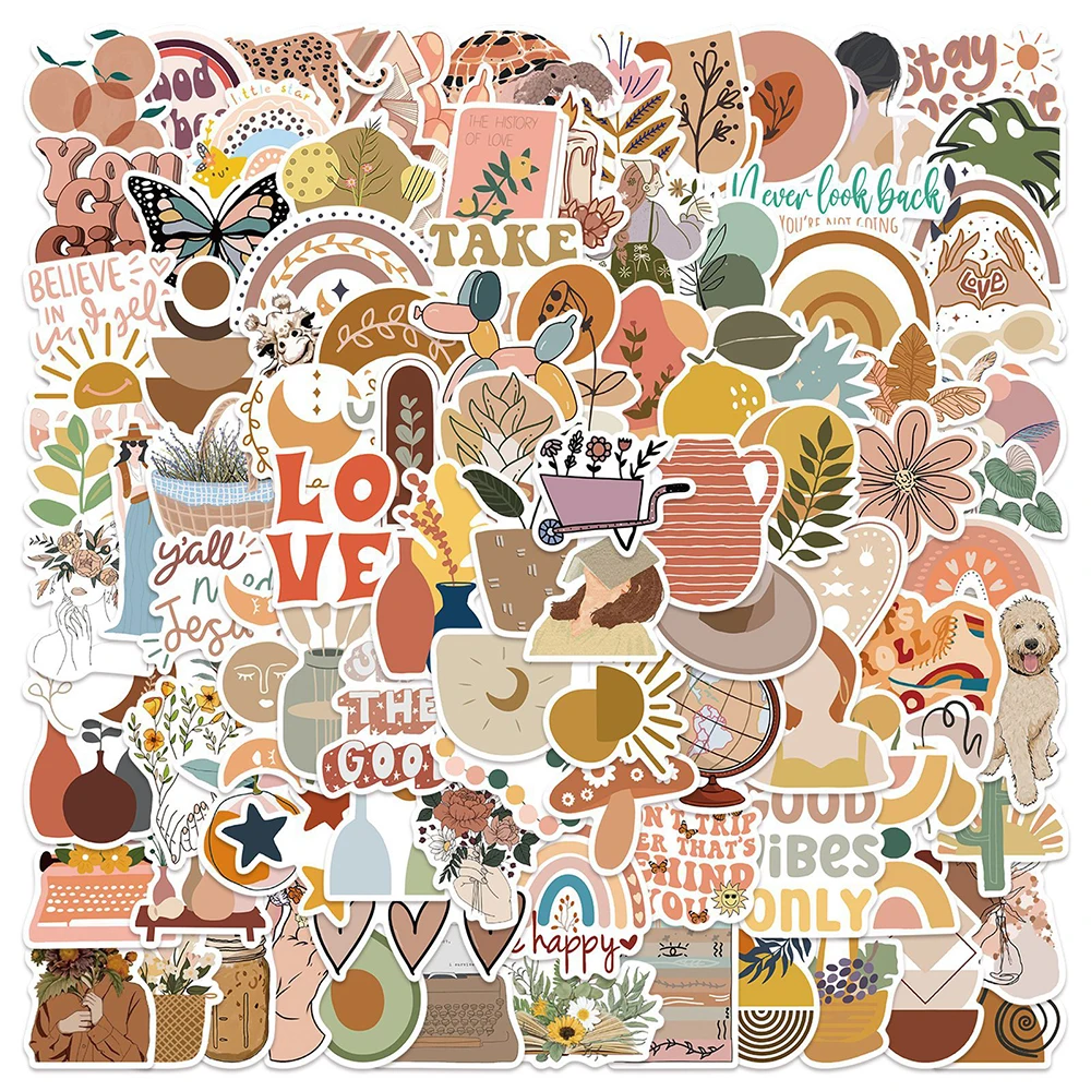 

10/30/50/100PCS Art Bohemian Cartoon Graffiti Stickers Aesthetic Decals Skateboard Fridge Guitar Classic Toy Decal Sticker Gift