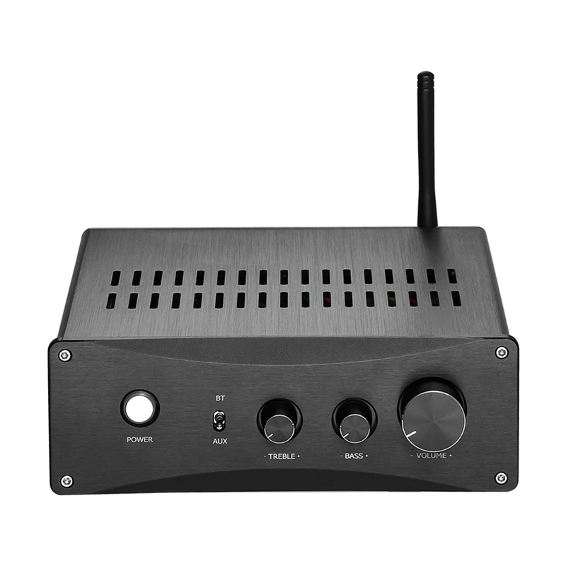 

Hot-TPA3255 Bluetooth 5.0 Amplifier HIFI 325Wx2 Class D Bluetooth QCC3008 APTX Amplificador For Power Sound DIY Home Theat