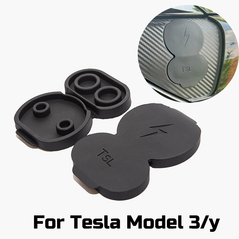 

Чехол CCS для зарядного порта ЕС для Tesla Model 3 Y, европейская Водонепроницаемая силиконовая заглушка зарядного устройства, пылезащитная крышка, автомобильные аксессуары