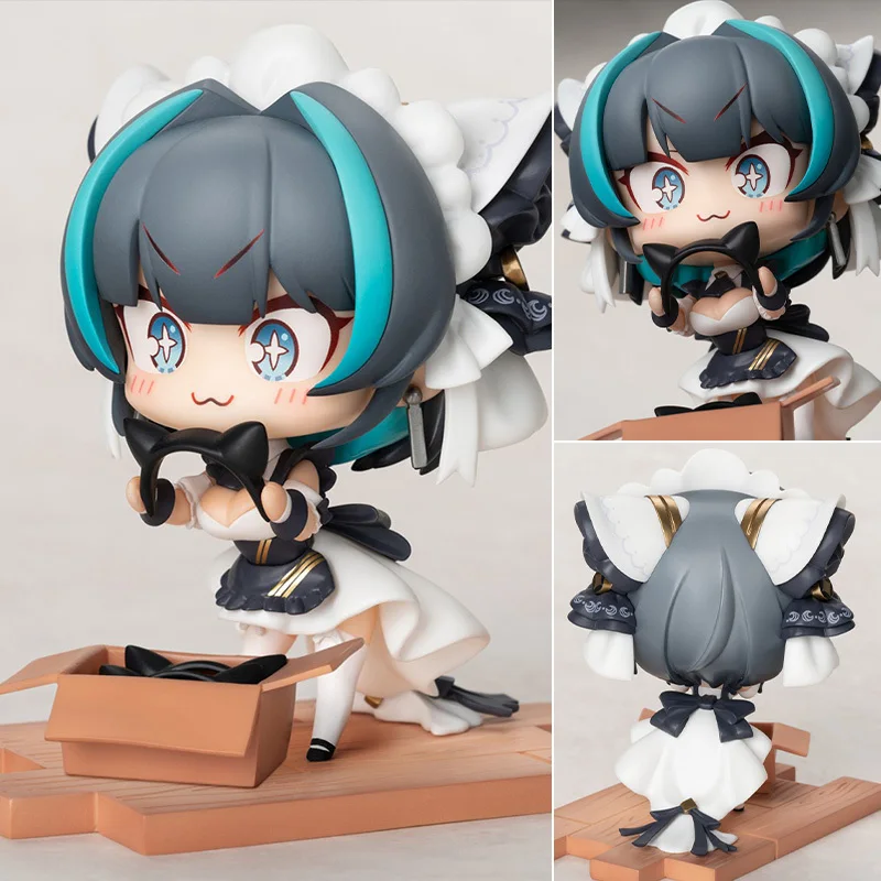 

10cm Azur Lane HMS Cheshire Q Version Figure Model Toy Bonus Version Anime Figure Collectibles Model Toys Desktop Ornaments