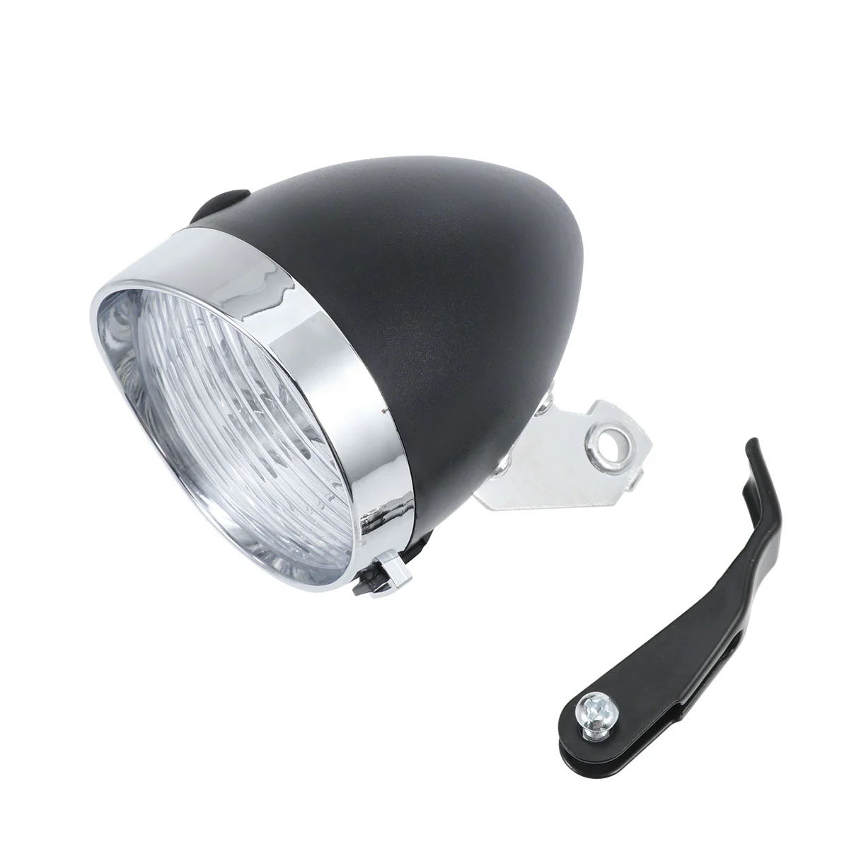 

1Pc Front Silver Color Retro Headlight for Bike MTB Cycling