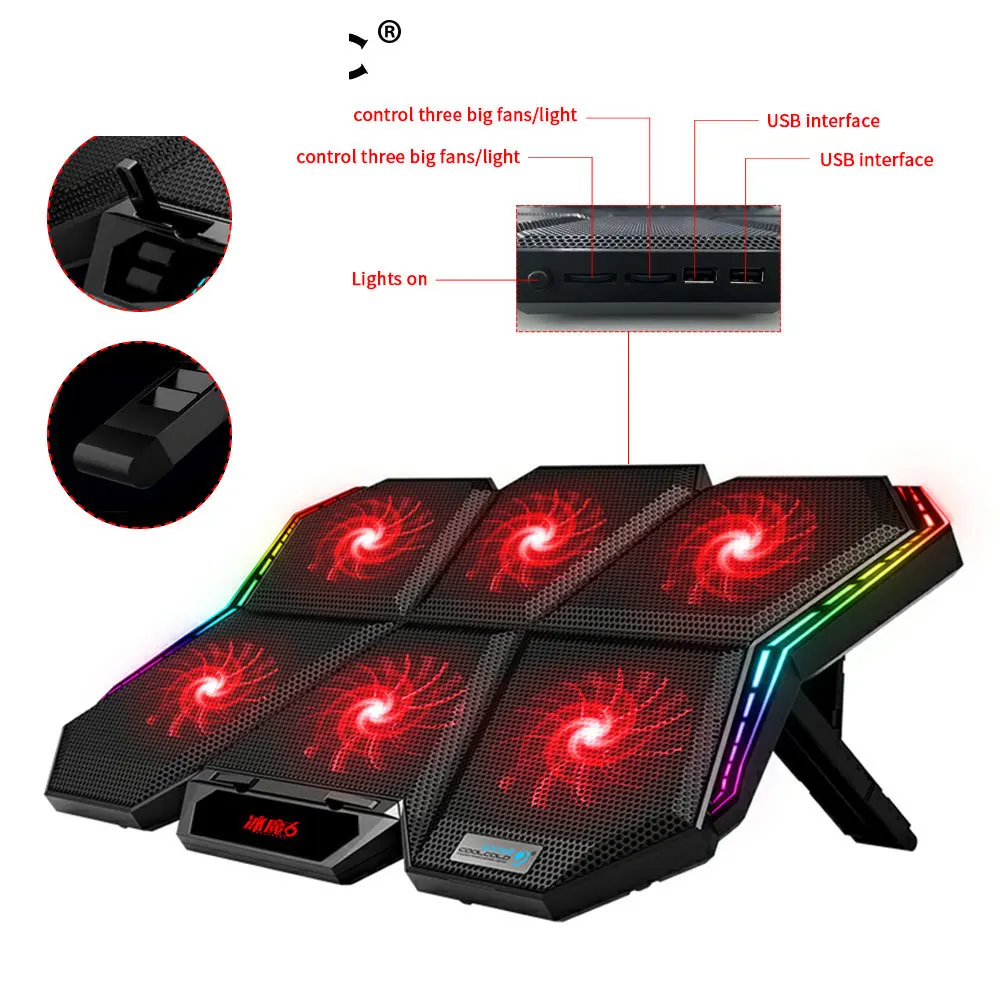 

Notebook Base Radiator Bingmo 6 Notebook Cooler Laptop Cooling Pads/Bracket Laptop Stand/Holder Notebook Accessories