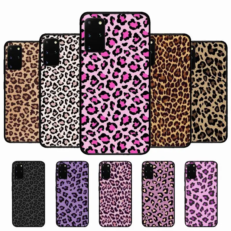 

Leopard print Phone Case for Samsung S10 21 20 9 8 plus lite S20 UlTRA 7edge