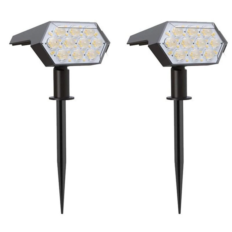 

Точечные светильники на солнечной батарее, уличсветодиодный настенные лампы для сада, ландшафта, дорожек, водонепроницаемое освещение для ...