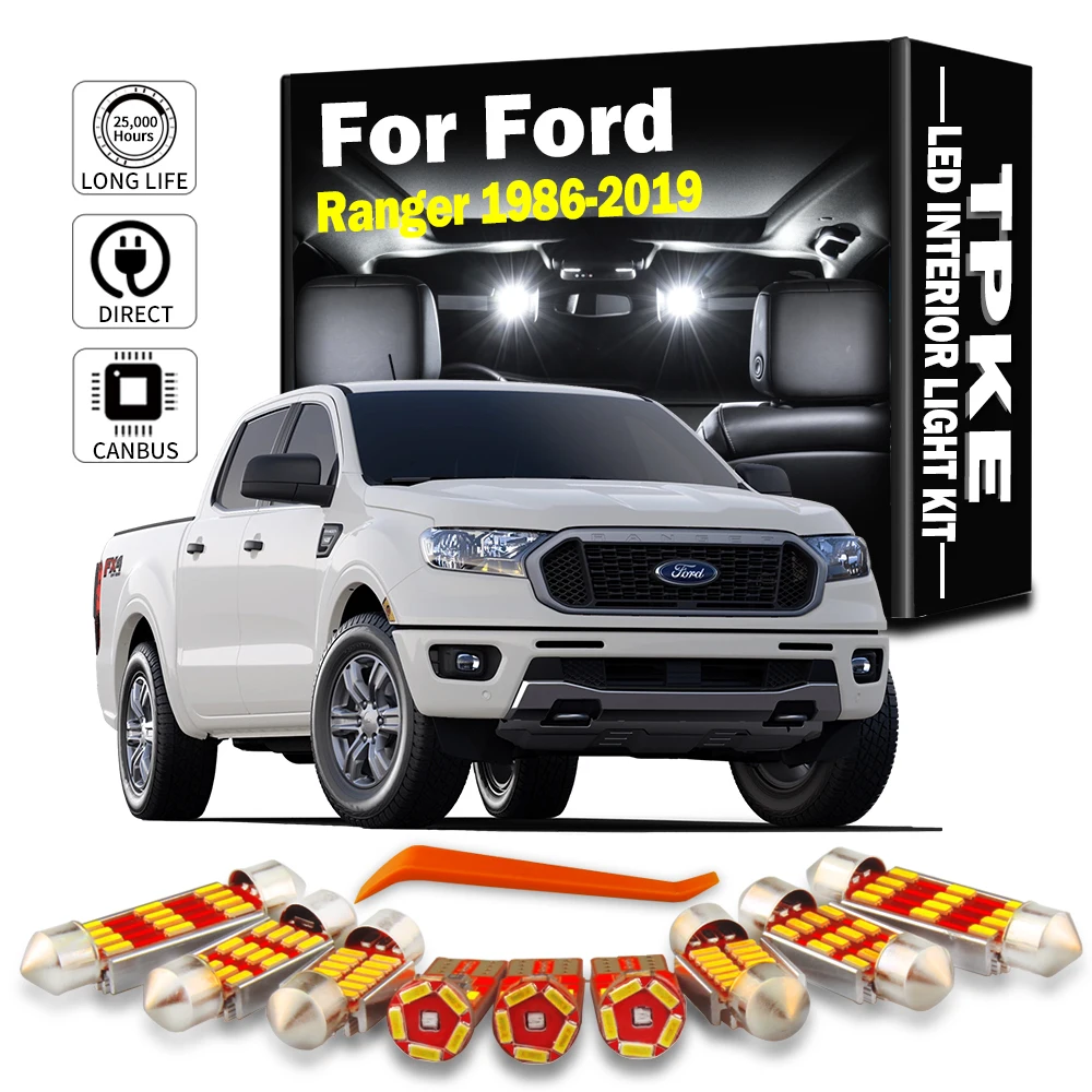 TPKE светодиодный комплект внутреннего освещения багажника с картой и куполом для