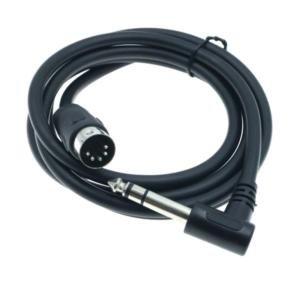 1 5 м 90 градусов правый MIDI Din 5-контактный разъем папа к моноправу 6 35 мм мама TRSE