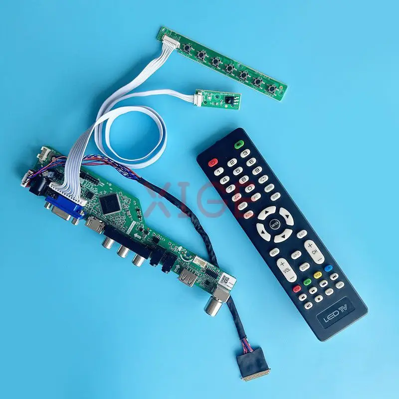 

For NT116WHM M116NWR1 N116B6 N116BGE LCD Driver Board LVDS 40-Pin USB+AV+HDMI+VGA 1366*768 Kit DIY 11.6" TV Analog Laptop Matrix