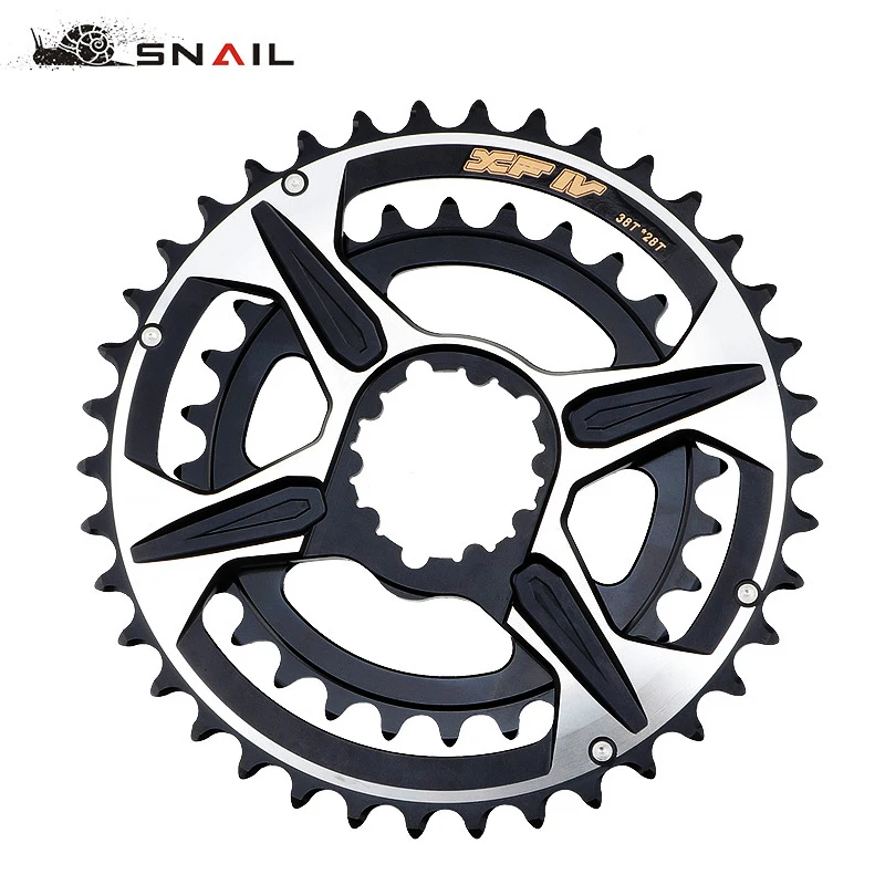 GXP mountain bike parts crankset bicycle sprocket double disc aluminum alloy CNC machining 20/21speed without dropping the chain