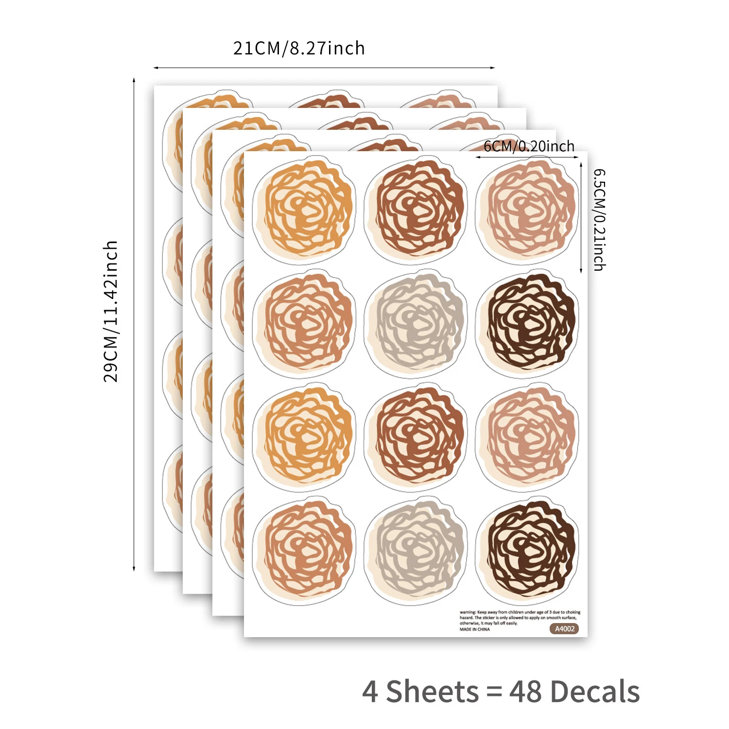 Мультяшные волнистые наклейки для гостиной детской комнаты самоклеящиеся на