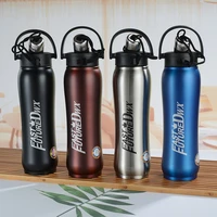 750ml stainless steel insulated vacuum sports water bottles outdoor travel thermos for summer and winter keeps hot cold