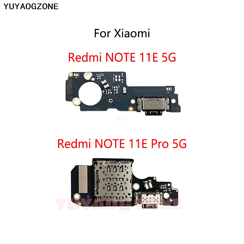 

USB Charging Dock Port Socket Jack Connector Charge Board Flex Cable For Xiaomi Redmi NOTE 11E Pro 5G