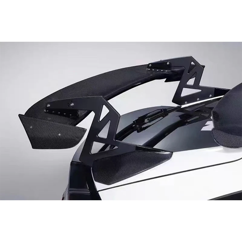 Фото Для Honda Civic FK7 FK8 Voltex Тип Задний спойлер из углеродного волокна Задний багажник Спойлер Wing GT Заднее крыло Автомобильные аксессуары Bodykits №5