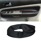 Только 4 двери автомобиля для VW Golf 4 MK4 Bora Jetta 1998 - 2005 1 шт. кожаная ручка из микрофибры для передней двери подлокотник панель Крышка отделка