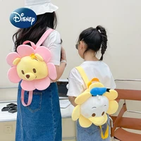 disney winnie the pooh donald duck new plush backpack cartoon children plush doll backpack large capacity parent child backpack