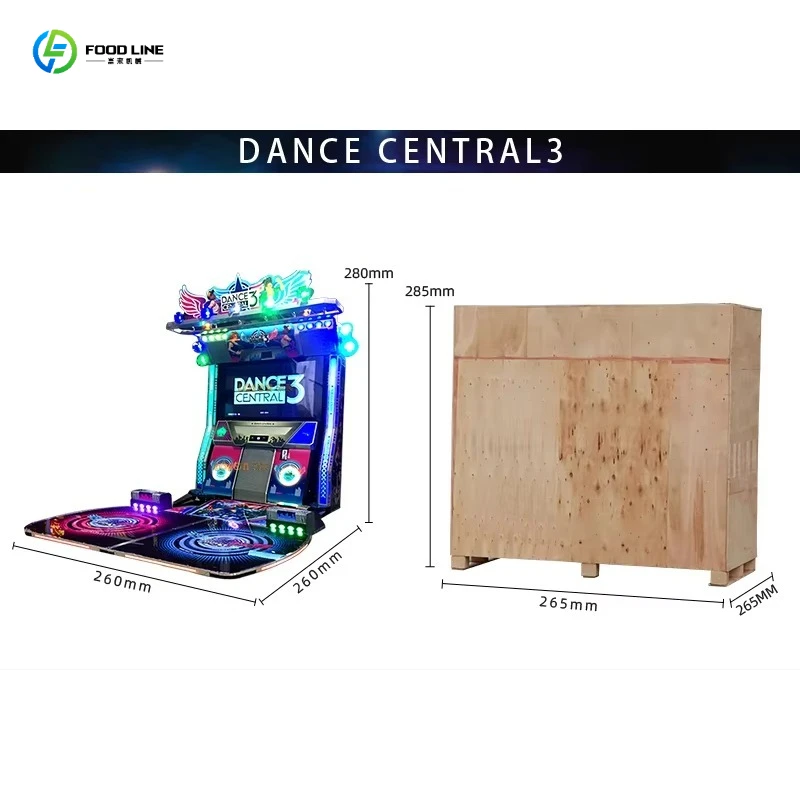 Новинка FL 2026: 55-дюймовый LCD-дисплей Dance 3 Central Danz Base Just Revolution Arcade Pump It Up – танцевальный автомат с монетоприемником (art.: 3920db720c308) - 3920db720c308
