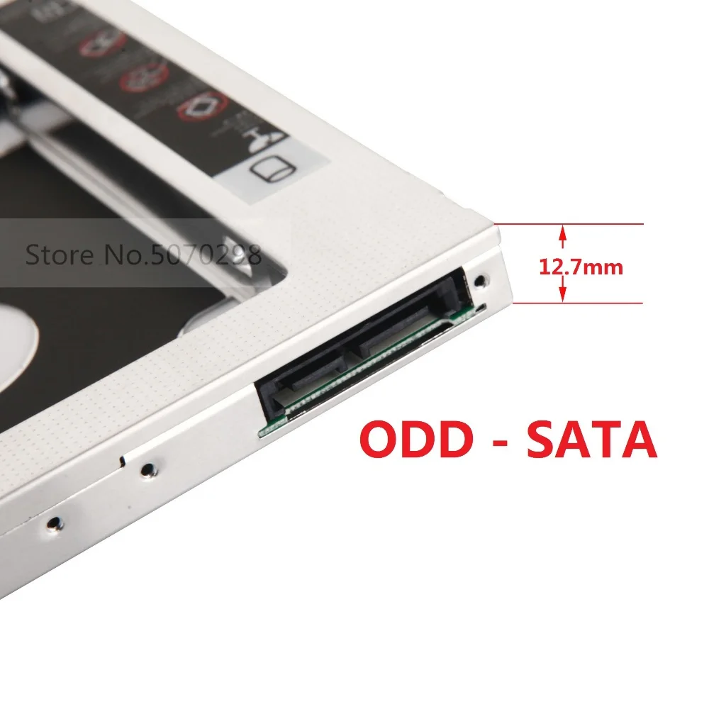 Фото Второй SATA HDD SSD Жесткий диск Оптическая рамка Caddy для Acer 5745PG 5750G 5755 5714G 5738Z 5740G 5742Z 5251 5349 5560 5541G 5552G №3