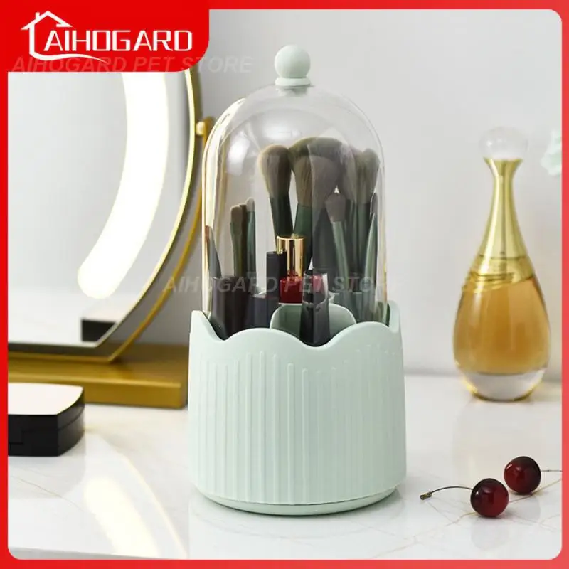 

Multifunctional Makeup Brushes Holder Portable Lipstick Eyebrow Pencil Storage Holder Make Up Tools With Lid Transparent Luxury