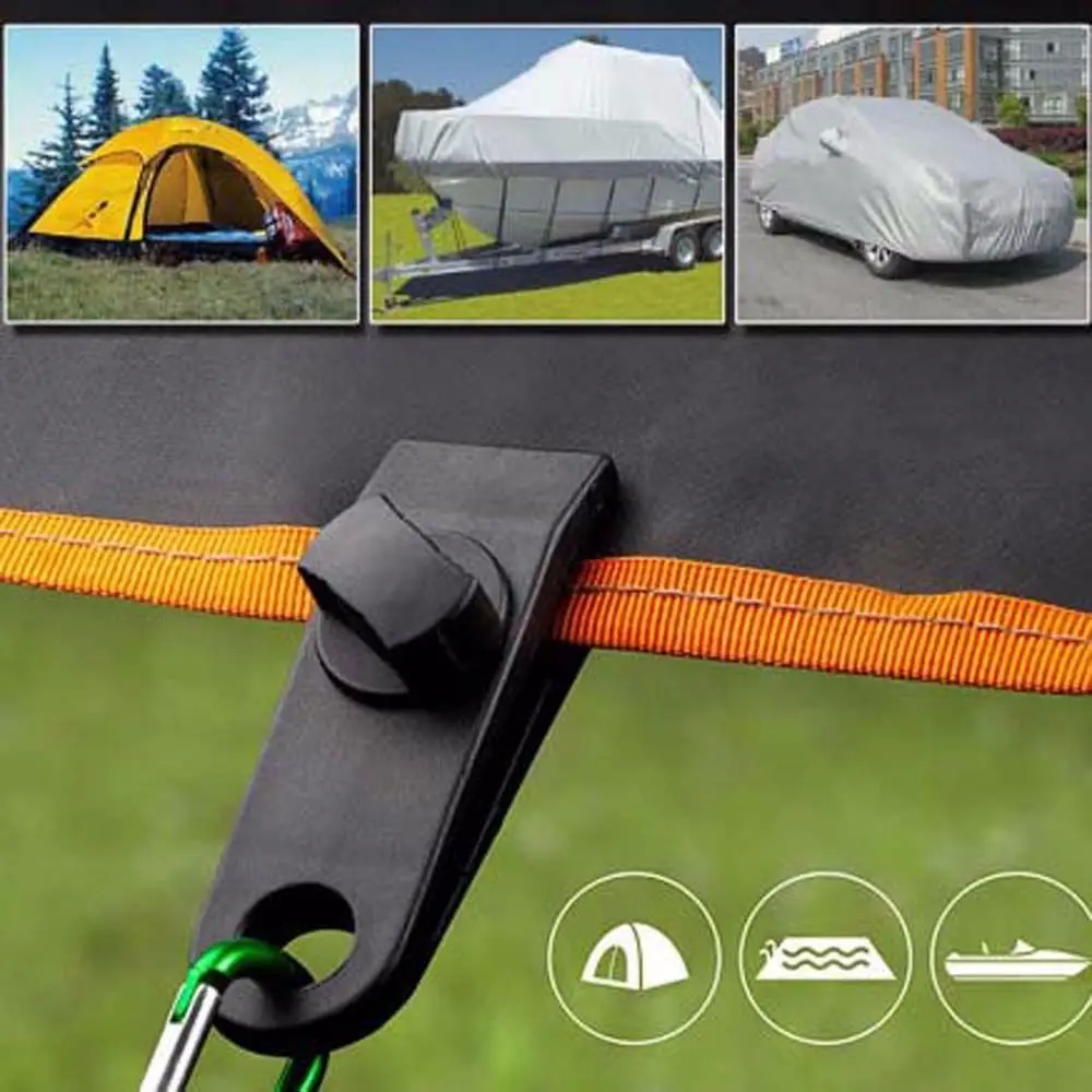 

for Camping Tarps Grip Tarp Clips Heavy Duty Outdoor Shade Buckle Holder Awning Clamp Tent Clips Cloth Cover Clamp