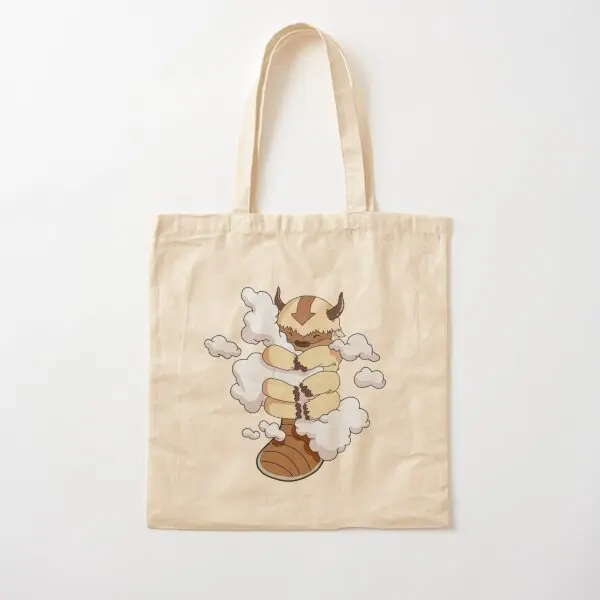 Appa Cuddling Clouds Avatar The Last A Nfk Холщовая сумка унисекс Сумка из ткани Женская сумка-тоут Бакалея Модная повседневная сумка с принтом (art.: 3920cd8f64f73) - 3920cd8f64f73