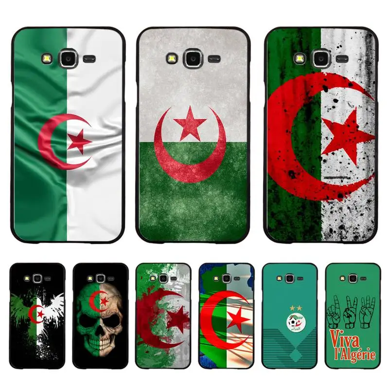 

Algeria Flag Phone Case For Samsung Galaxy J4plus J6 J5 J72016 J7prime cover for J7Core J6plus