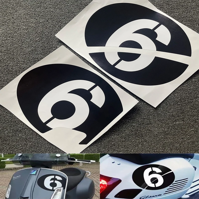 

Наклейка № 6 для Piaggio Vespa Collection 2 Six Days GTS 300 GTS300 GTS300ie Supersport