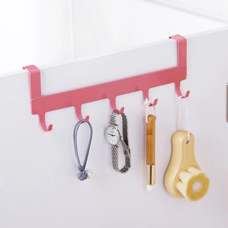 

Door Hanger Hook Kitchen Cabinet Hook Bathroom Organizer Rack Key Holder Towel Rack Clothes Coat Bag Hanger Rack Organizer