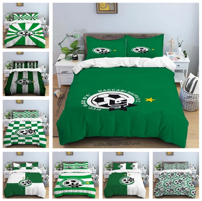 

Maccabi Haifa Fc All Season Twin Bedding Set 3 Piece Comforter Set Bed Duvet Cover Double King Comforter Cover Home Textile